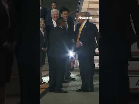 BREAKING: Trump arrives in Japan for major trade, security talks #shorts #foxnews #trump #news
