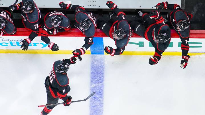 K’Andre Miller makes Hurricanes’ franchise history with 2
