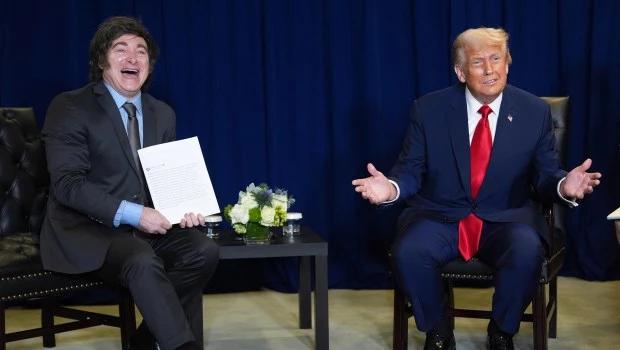 Trump felicitó a Milei: "El pueblo argentino justificó nuestra confianza en él"