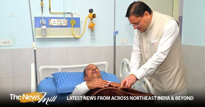 Uttarakhand CM visits MLA Fakir Ram in hospital, enquires about his health