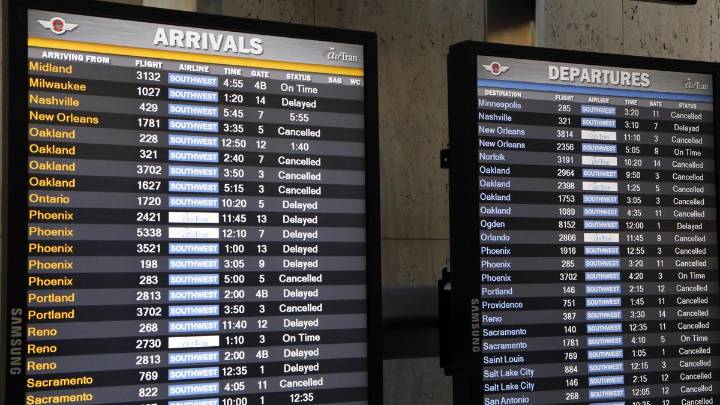 Flights coming into LAX temporarily grounded due to weather