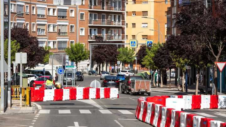La avenida Sagunto de Teruel estará cerrada al tráfico tres semanas por la noche por obras