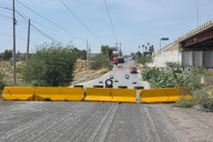 Cierran acceso vehicular en vados del río Nazas bajo el puente Solidaridad en Torreón