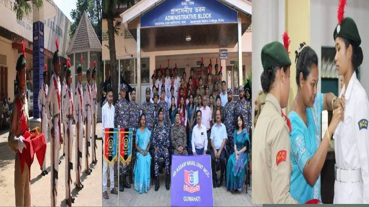 Naval NCC wing formally inaugurated at Boko's Jawaharlal Nehru college