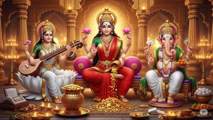 Why Devotees Worship Lakshmi, Ganesha And Saraswati On Diwali? Lifestyle News