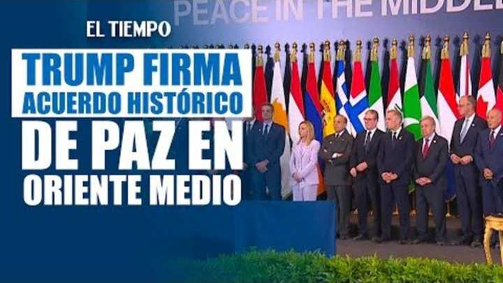 Donald Trump anuncia acuerdo histórico de paz en Oriente Medio para consolidar tregua en Gaza 2025