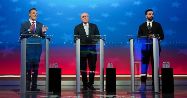 Sparks fly at first NYC mayoral debate with Trump weighing heavily in the sparring