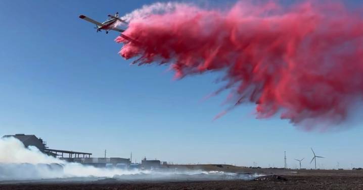 Residents of rural community in southern Texas ordered to evacuate as firefighters battle blaze