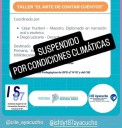 Se suspendió el «Taller de Narración de Cuentos» en el ISFDyT Nro 87