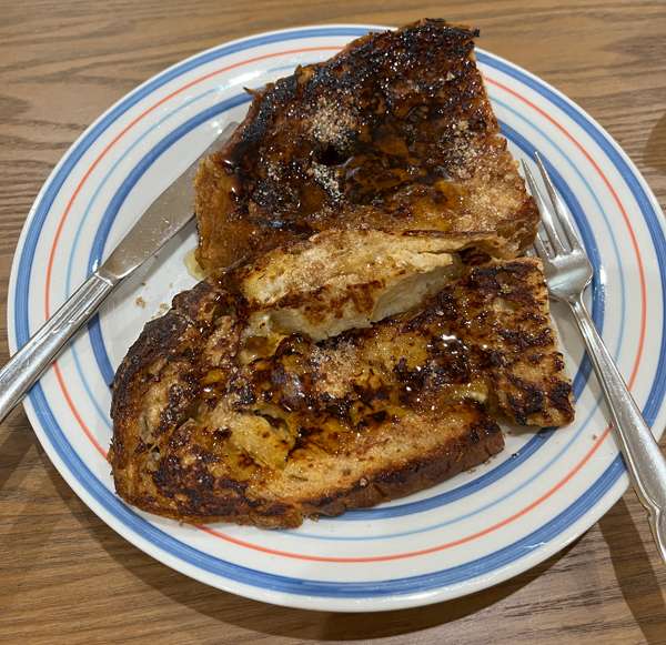 A little early for French toast, but then, it is a nor'easter out there