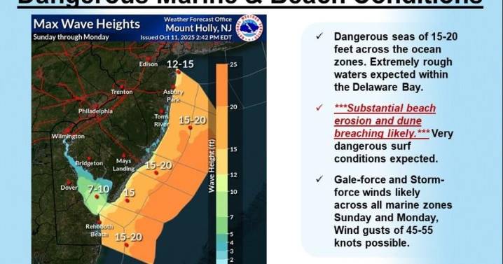 Coastal Flood Warning from SUN 8:00 AM EDT until MON 8:00 PM EDT