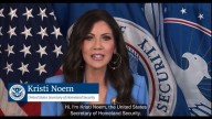 Noem’s propaganda video machine turns to airport lines