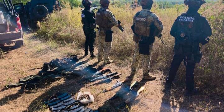 Siete presuntos agresores fueron abatidos durante enfrentamientos con autoridades en Culiacán