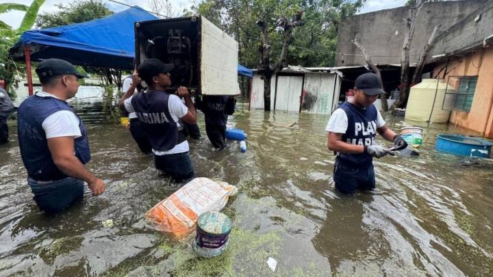 Inundaciones en San Luis Potosí: 1,360 familias evacuadas por los ciclones ‘Raymond’ y ‘Priscilla’