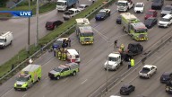 All lanes shut down on SR 826 after crash in Miami Gardens; 1 person hospitalized