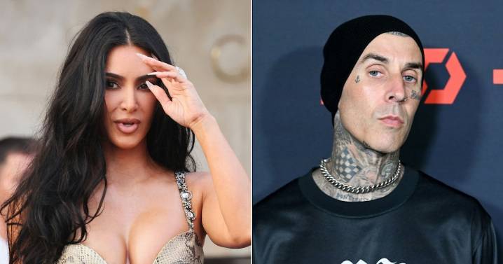 Kim Kardashian Addresses Rumors She Hooked Up With Travis Barker