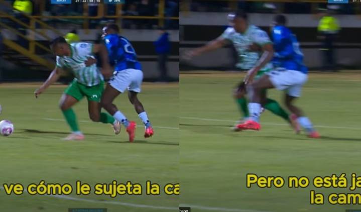Audios del VAR del penal sancionado a Morelos en Chicó Vs Nacional