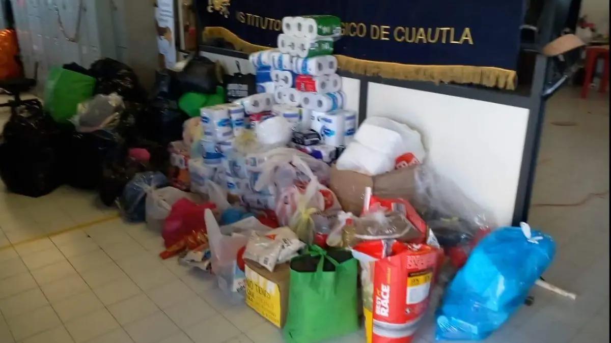 Tecnológicos de Morelos enviarán víveres a damnificados de Veracruz
