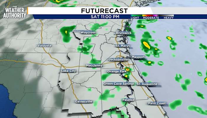 LIVE RADAR: Light rain continues through Sunday night