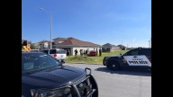 Driver veers off roadway causing minor damage...