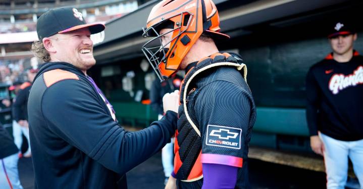 Logan Webb (cool) and Patrick Bailey (obviously) are Gold Glove Award finalists