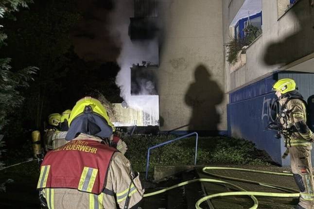 ‘Several people injured’ after explosion and fire at block of flats