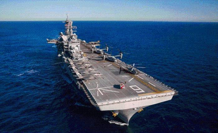 EEUU despliega su mayor portaaviones el Caribe