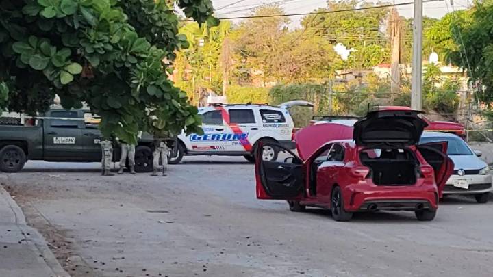Pareja resulta herida por esquirlas tras huir de grupo armado en la Díaz Ordaz
