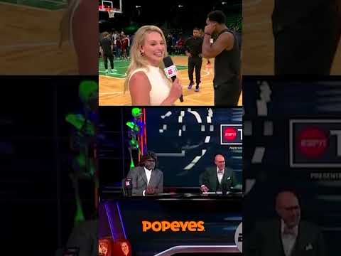 That's one way to break news on Inside The NBA