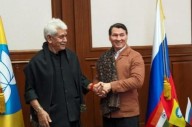 LG Sinha Meets Batu Sergeyevich Khasikov the Head of Republic of Kalmykia, discusses cultural issues, spiritual ties