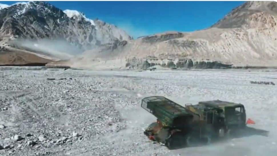 Exercise ‘AstraShakti’: Northern Command Drops A Banger As Ladakh Roars With MBRLS Blasts, Artillery Fire & Swarm Drone Strikes