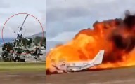 Tragedia aérea: Avioneta deja dos muertos tras despegue fallido