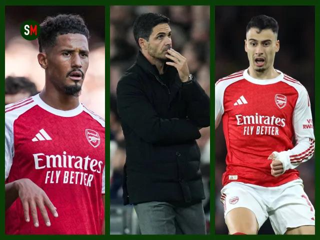 One out, one doubt: Arteta provides latest on Martinelli, Saliba injuries