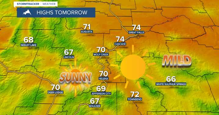 Beautiful fall weather for the rest of the work week