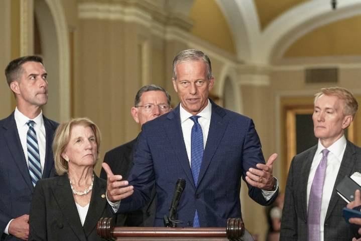 Senate Majority Leader John Thune tells Dems to end shutdown