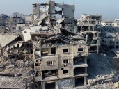 Unexploded bombs threaten lives in Gaza; search for dead captives continue