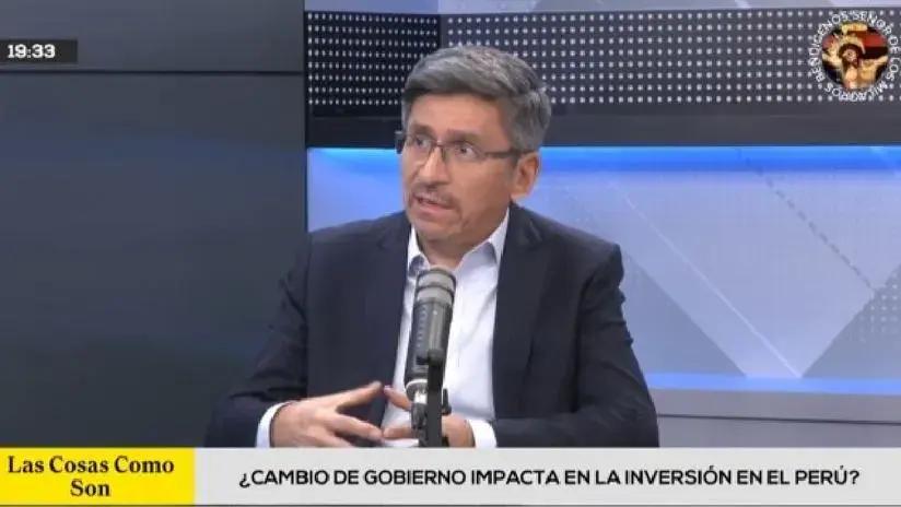 Hugo Perea dice que el próximo ministro de Economía debe tener "un perfil técnico, pero también mucho peso político"