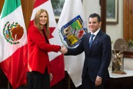 Recibe Miguel Flores a cónsul de Canadá para fortalecer relación