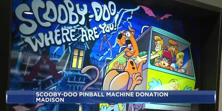 Nonprofit donates Scooby-Doo pinball machine to Ronald McDonald House in Madison