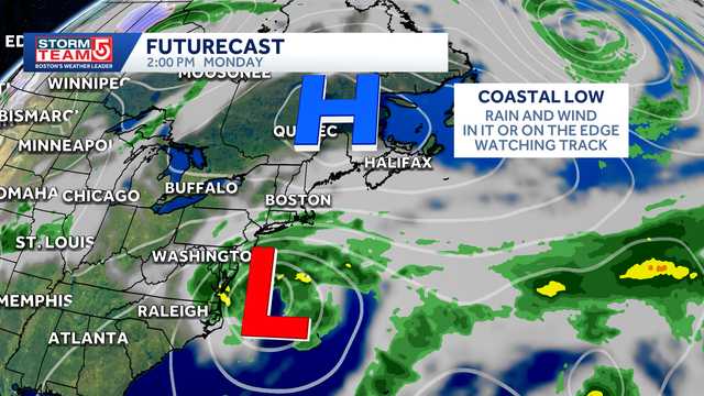 Coastal storm could bring holiday weekend wind, rain to Mass.