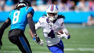 Bills QB James Cook's incredible stats against Carolina Panthers