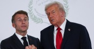 Donald Trump's sinister 'five-word threat' to Emmanuel Macron during handshake exposed