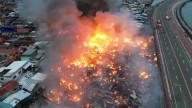 Arrasó fuerte incendio con 400 casas en ciudad de Filipinas 🎦📸
