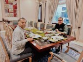 Minister Sanjeev Arora meets newly appointed Rajya Sabha MP Rajinder Gupta [ FULL VIEW ]