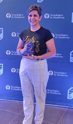Reconoció Tec de Monterrey a Florencia Vargas Conde de Akam Surá