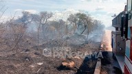 Bomberos voluntarios controlaron incendio de pastizales en la zona de El Zanjón