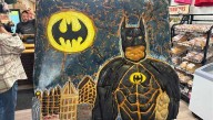Mancini's in Pittsburgh's Strip District unveils 'Batman bread' ahead of Walk of Fame ceremony