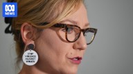 Greens leader Larissa Waters 'doesn't know very much' about wind farm opposed by colleagues