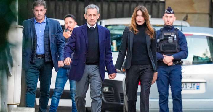 Encarcelan a Nicolas Sarkozy tras ser condenado a cinco años de prisión