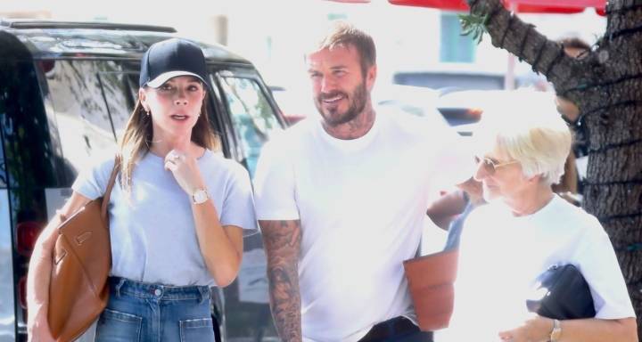 David & Victoria Beckham Step Out for Lunch with Their Parents in Miami | David Beckham, Victoria Beckham